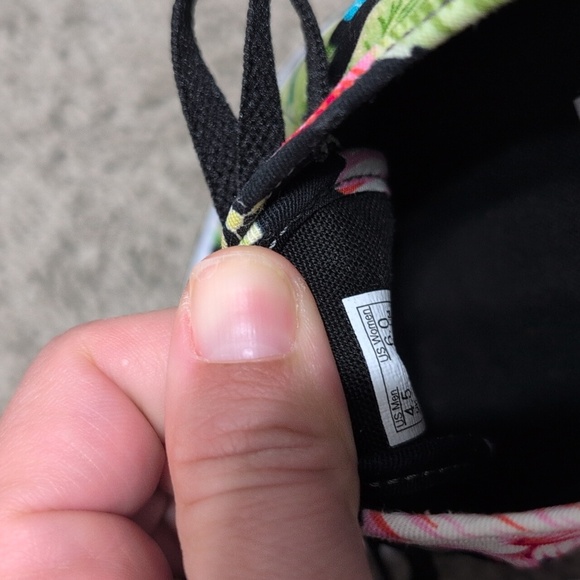 Floral Lowtop Vans Sk8 Sneakers Women's Size 6 - Picture 7 of 11